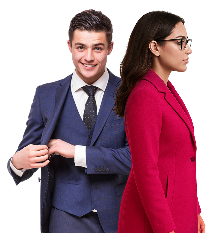 tomtek - płaszcz malinowy